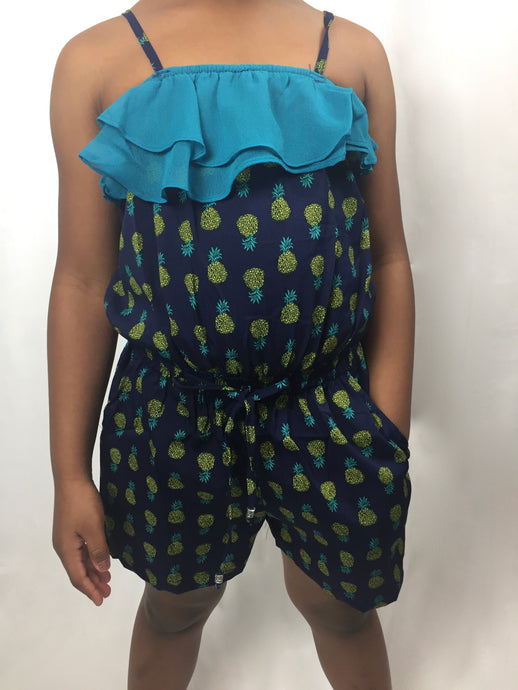 Angie- Pineapple Romper