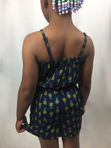 Angie- Pineapple Romper