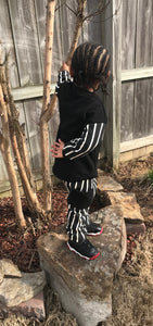 Striped Monster Jogger Set