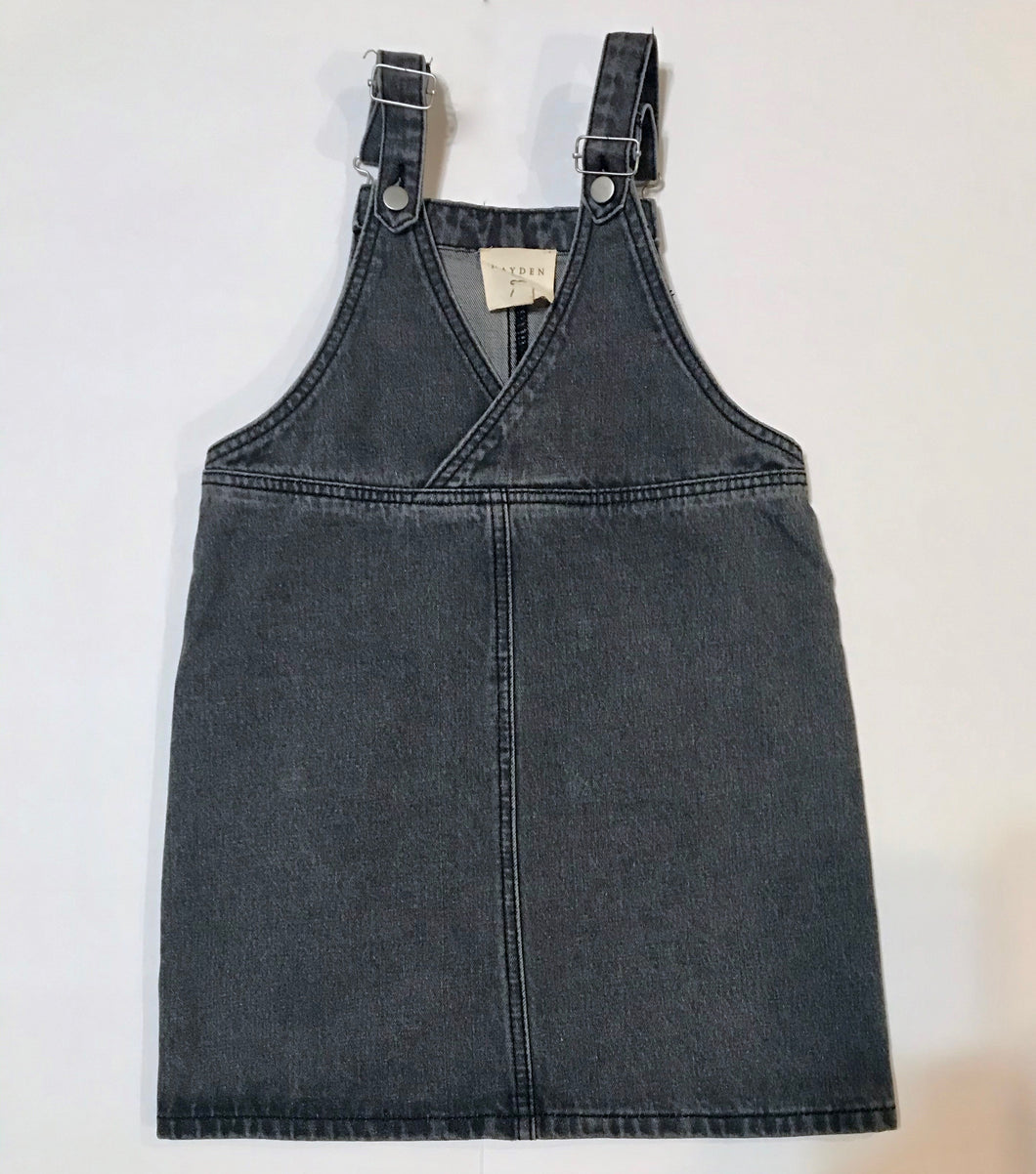 Hayden-Reversible Denim Overall Dress