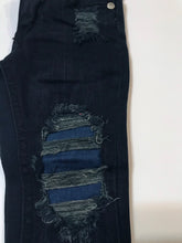 Load image into Gallery viewer, Distressed Patched Denim Jeans