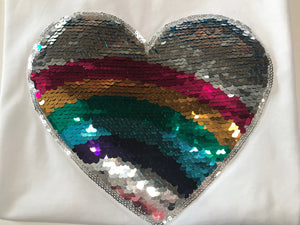 VinKai Styles- Change of Heart Flip Sequin T-Shirt