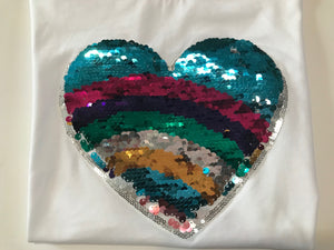 VinKai Styles- Change of Heart Flip Sequin T-Shirt