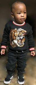 VinKai Styles- Sequin Tiger Sweatshirt