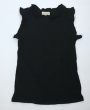 Load image into Gallery viewer, Hayden- Sleeveless Ruffle Mock Neck Tank