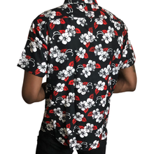 Load image into Gallery viewer, Hawaiian Print Button Down (Red)