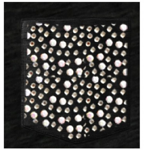 Rhinestone Pocket Tee