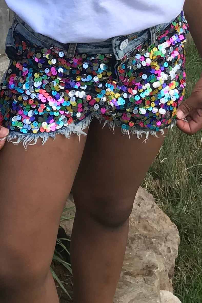 VinKai Styles-Sequin Shortie