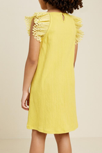 Load image into Gallery viewer, Hayden-Ruffle Pleat Sleeve Tank Dress