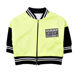 Parental Advisory Crop Jacket